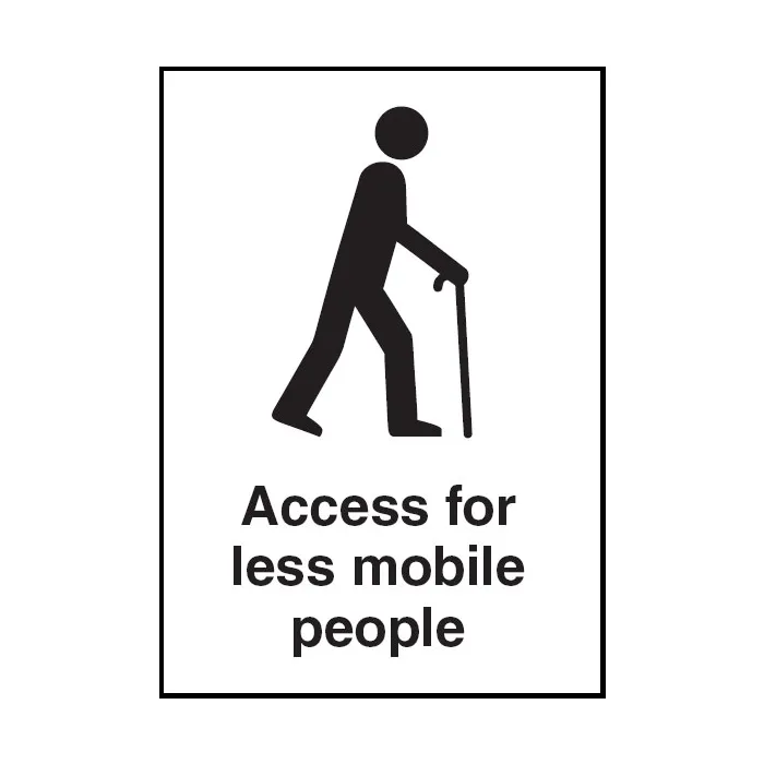 General Information Signs - Access For Less Mobile People